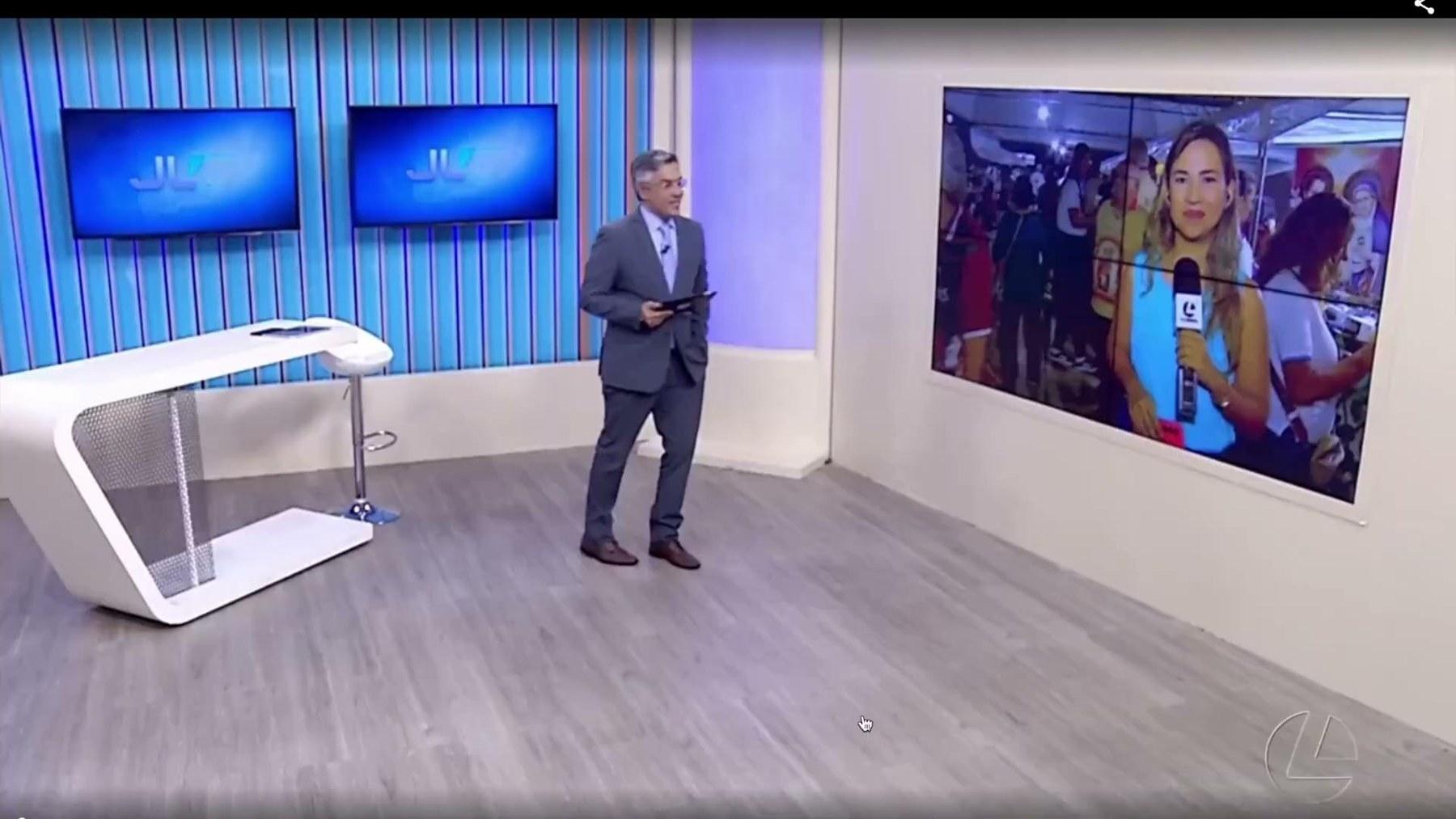 Registro de cobertura televisiva sobre a campanha